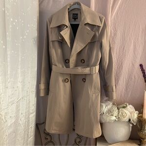 Saks Fifth Avenue Women's Tan Trench Coat